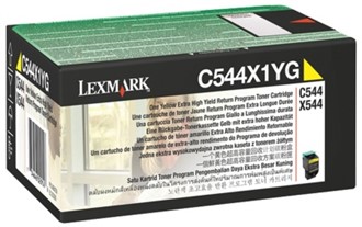 Toner LEXMARK C544X1YG 4K gul