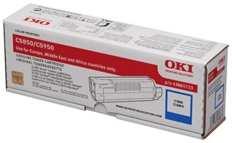 Toner OKI 43865723 6K blå