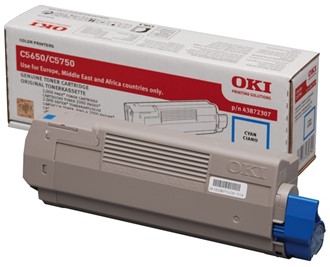 Toner OKI 43872307 2K blå