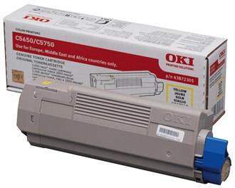 Toner OKI 43872305 2K gul