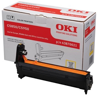 Trommel OKI 43870021 20K gul