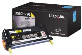 Toner LEXMARK X560H2YG 10K gul