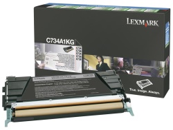 Toner LEXMARK C734A1KG 8K sort