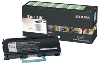 Toner LEXMARK E360H11E 9K sort