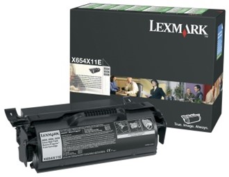 Toner LEXMARK X654X11E 36K sort