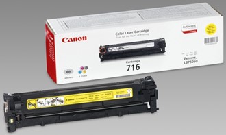 Toner CANON 716Y  LBP5050 gul