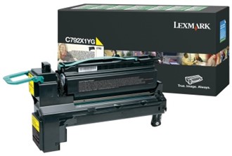 Toner LEXMARK C792X1YG 20K gul