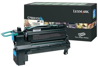Toner LEXMARK C792A1CG 6K blå