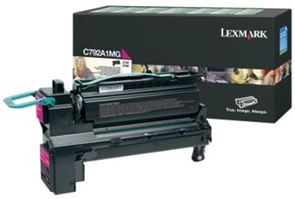 Toner LEXMARK C792A1MG 6K rød