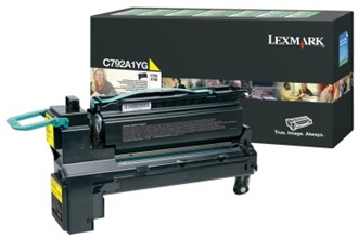 Toner LEXMARK C792A1YG 6K gul