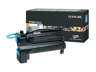 Toner LEXMARK X792X1CG 20K blå