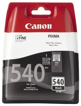 Blekk CANON PG-540 sort