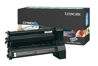 Toner LEXMARK C7700CH 10K blå