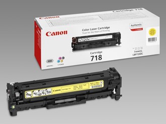 Toner Canon 718Y 2,9K yellow