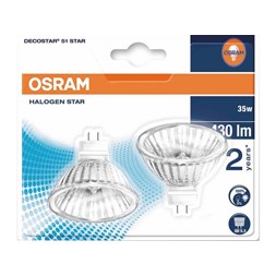 Halogenpære OSRAM decostar 35W GU5,3 (2)