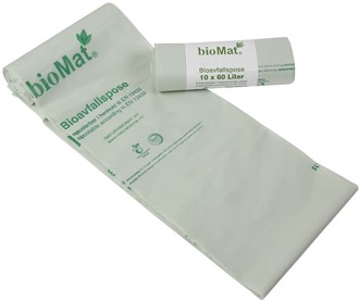Avfallspose Bio kompostbar 60 L 10på rl(10)