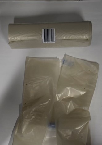 Avfallssekk Transparent 800 L m/hull 60 my (10)