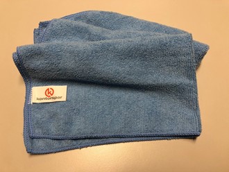 Mikrofiber klut ultrafin 40cm Blå