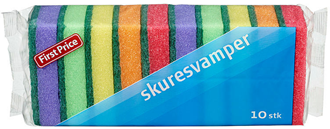 Oppvaskesvamp ass farger (10)