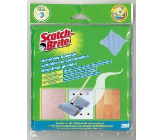 Klut SCOTCH-BRITE microfiber gulv blå