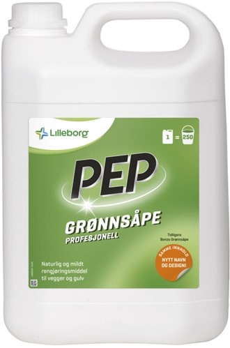 Rengjøring PEP grønnsåpe 5L