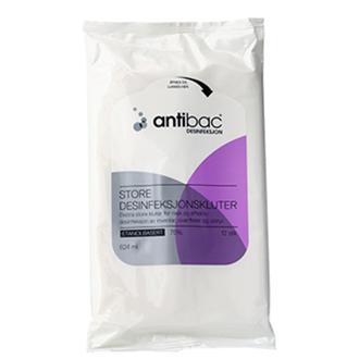 Desinfeksjonskluter ANTIBAC 24x40cm (12)