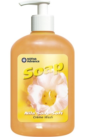 Såpe NILA m/pumpe aprikos 500ml