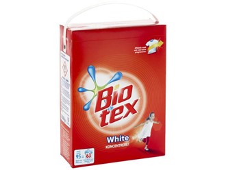 Tøyvask BIO-TEX rød hvitvask 3,34kg