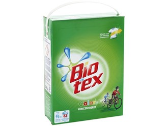 Tøyvask BIO-TEX grønn kulørtvask 3,34kg