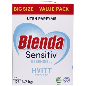 Tøyvask Blenda Sensitive hvit 3,7kg