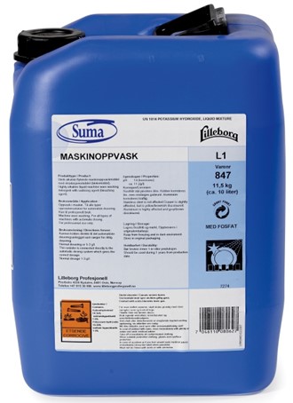 Maskinoppvask SUMA L1 flytende 11,5kg