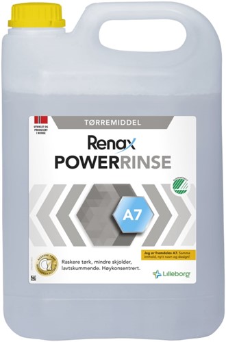 Tørremiddel RENAX powerrinse A7 5kg clear dry