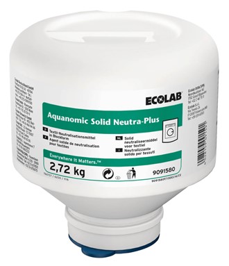 Maskonoppvask Aquanomic Solid Neutra-Plus 2,72kg (2x2,72kg)