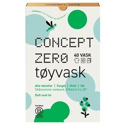 Tøyvask-Ark 40stk Concept Zero