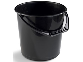 Plastbøtte 10lL sort