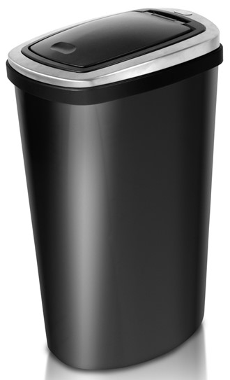 Avfallsbøtte Press Top 40L slim black