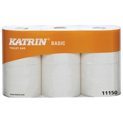 Toalettpapir KATRIN Basic 640 1L 80m (6)