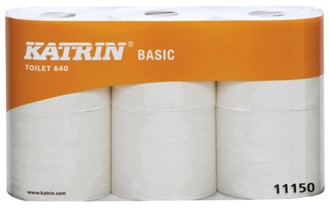Toalettpapir KATRIN Basic 640 1L 80m (6)