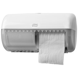 Dispenser TORK Twin toalettrull hvit