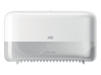 Disp. Tork Toa plast T7 hvit 558040