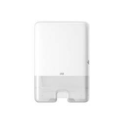 Dispenser Tork tørkeark multif H2 hvit